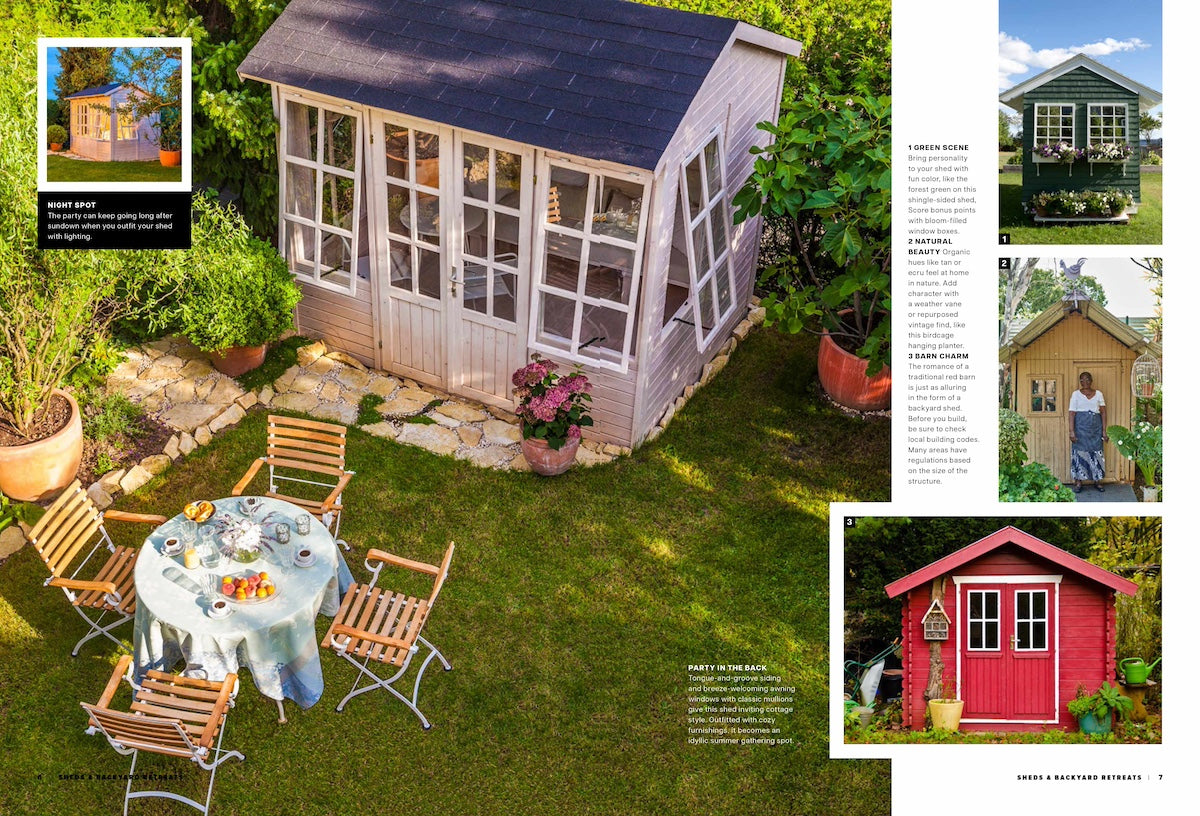 Sheds & Backyard Retreats - 94 Ways To Create A Relaxing Getaway, Planting, Potting Sheds, Greenhouses, Workshops, Outdoor Offices, Dens, Party Spots, Chicken Coops, Play Areas & More!