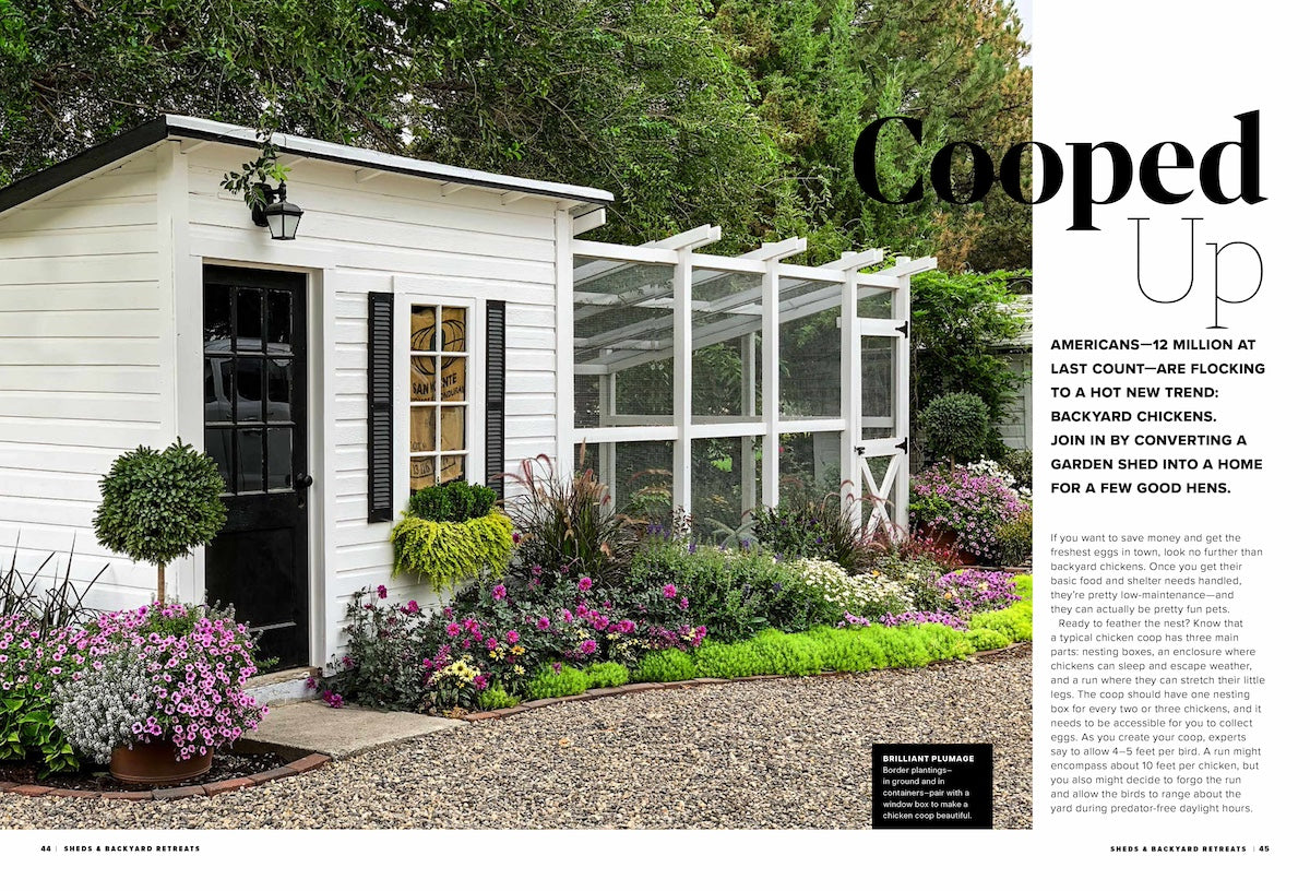 Sheds & Backyard Retreats - 94 Ways To Create A Relaxing Getaway, Planting, Potting Sheds, Greenhouses, Workshops, Outdoor Offices, Dens, Party Spots, Chicken Coops, Play Areas & More!