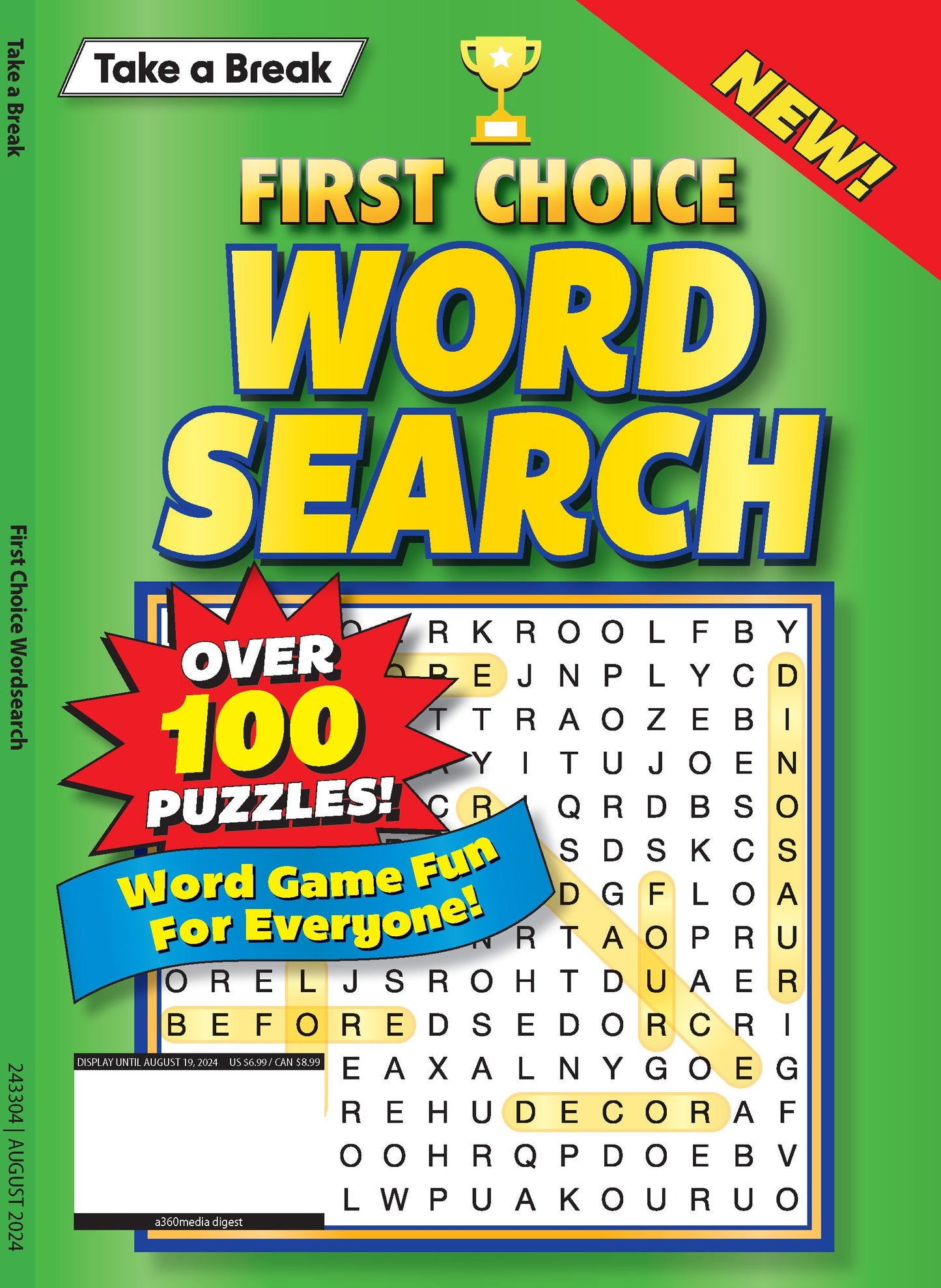 Take a Break - First Choice Word Search: Over 100 Puzzles, Word Game Fun For Everyone!