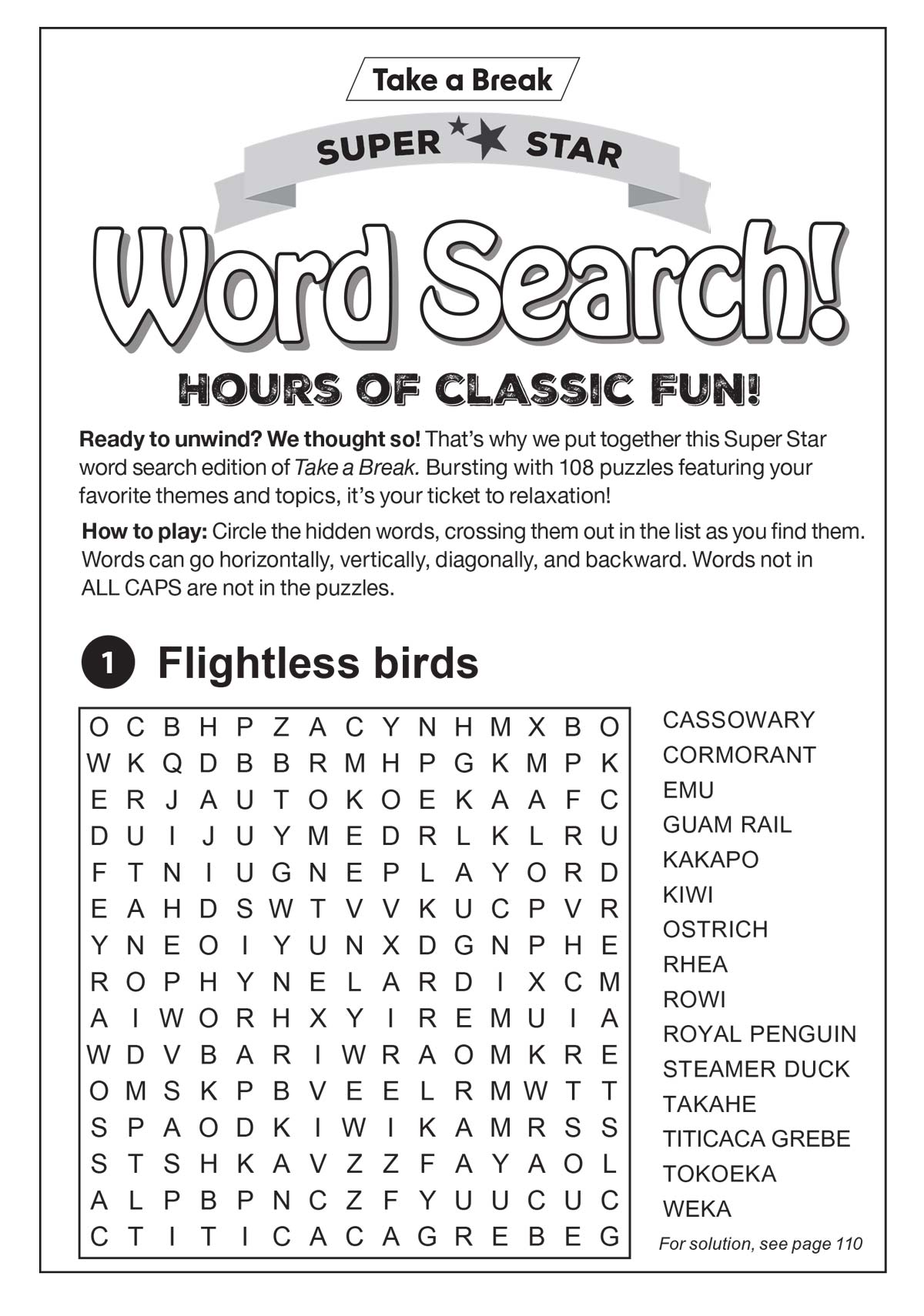 Super Star Wordsearch #5