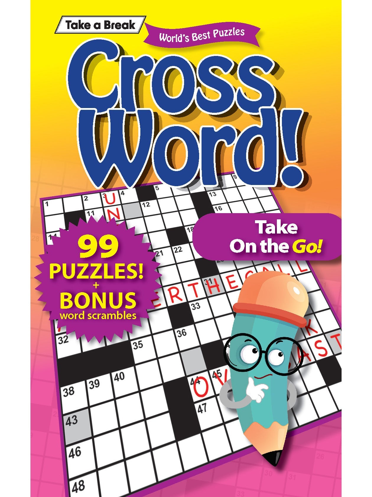 World's Best Puzzle - Crossword 25.04.11: 99 Puzzles & Mystery Words, Bonus Word Scrambles, Take On The Go, Enjoy Hours Of Mind-Boosting Fun & More!