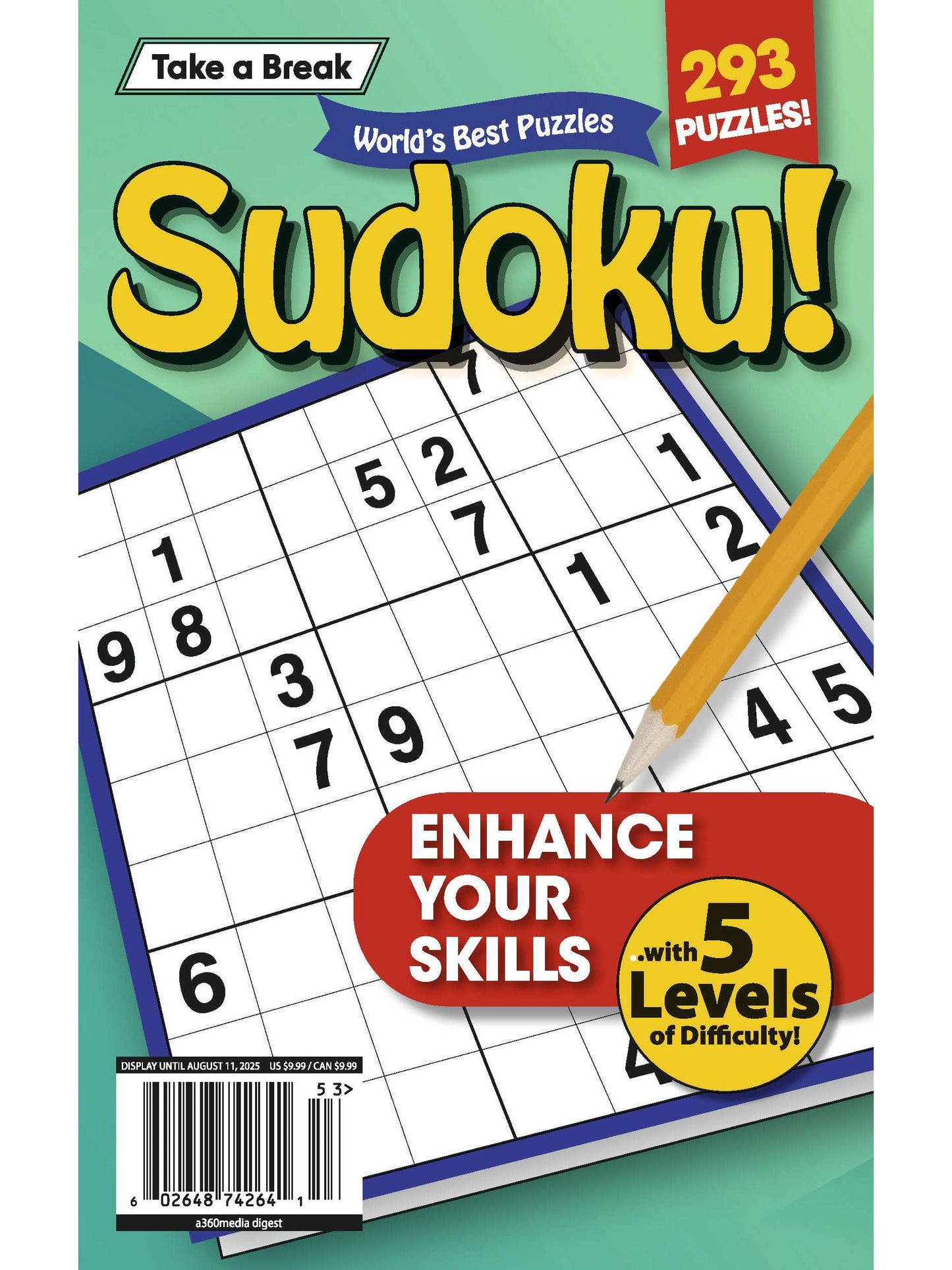 World's Best Puzzle - Sudoku 25.05.09: 293 Puzzles, 5 Levels Of Difficulty, Enhance Your Skills & More!