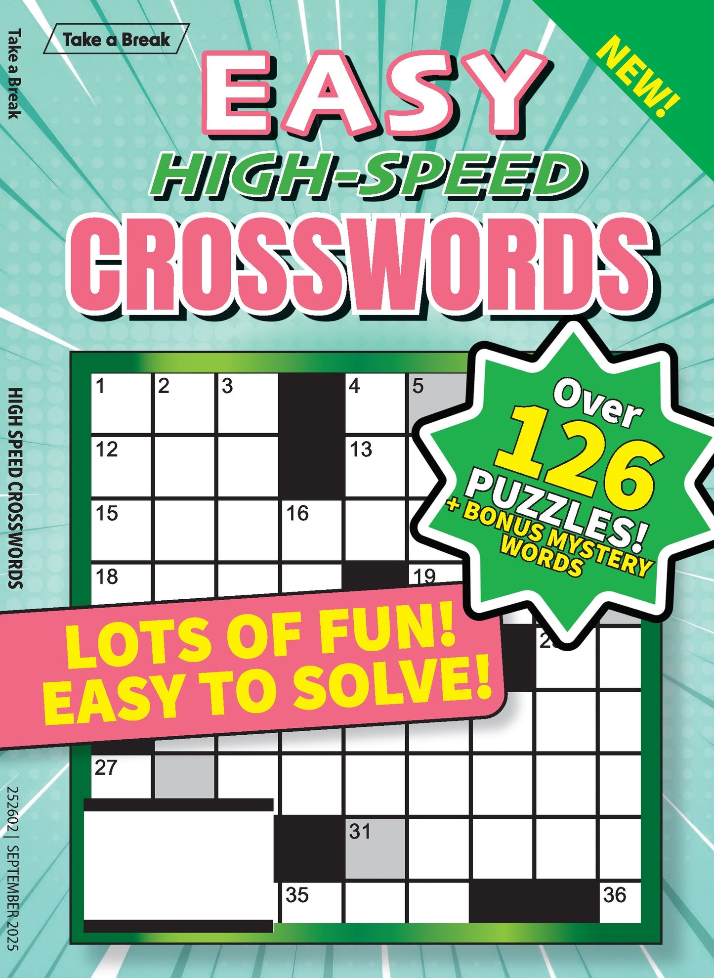 Take a Break - Easy Breezy Crossword 25.06.20: Over 126 Easy Puzzles, Crosswords For All Ages, Simple To Solve, Boost Your Brain, Lots of Fun, Easy To Solve & More!