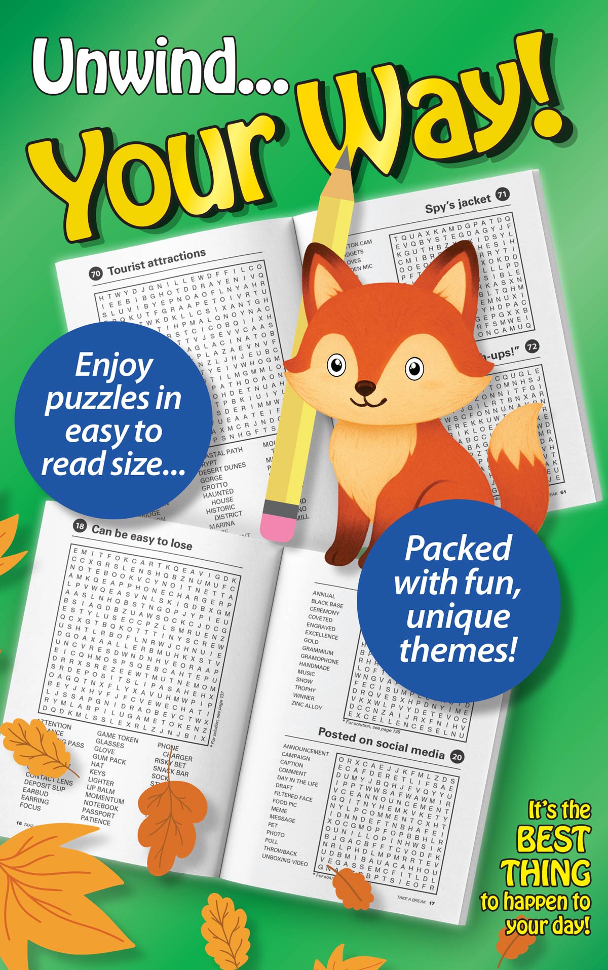 World's Best Puzzle - Word Search 25.09.05: Easy To Read, Unique Themes, 150+ Puzzles,10 Bonus Crisscross & Fill-In Puzzles, Relax & Unwind, Sharpen Your Brain, Great For Travel & More!