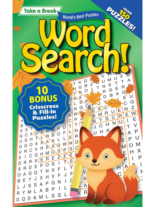 World's Best Puzzle - Word Search 25.09.05: Easy To Read, Unique Themes, 150+ Puzzles,10 Bonus Crisscross & Fill-In Puzzles, Relax & Unwind, Sharpen Your Brain, Great For Travel & More!