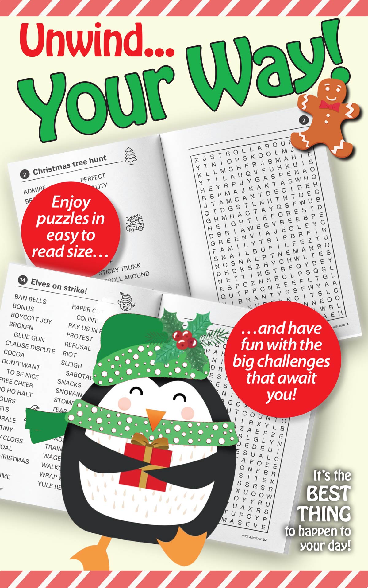 World's Best Puzzle - Word Search 25.10.10: Large Print, 71 Holiday-Themed Puzzles, Relax & Unwind, Easy, Seasonal Fun, Great For Travel, Sharpen Your Brain & More!