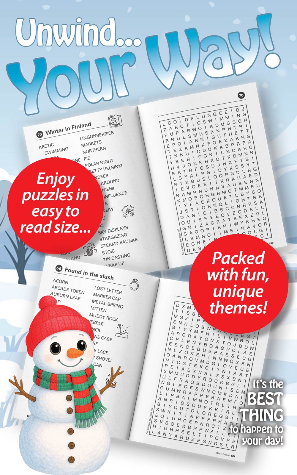 World's Best Puzzle - Word Search 25.11.07: Large Print, 71 Puzzles, Relax & Unwind, Great For Travel, Brain Booster & More!