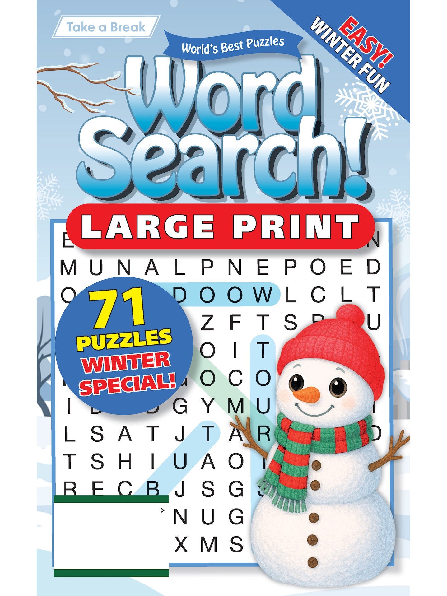 World's Best Puzzle - Word Search 25.11.07: Large Print, 71 Puzzles, Relax & Unwind, Great For Travel, Brain Booster & More!