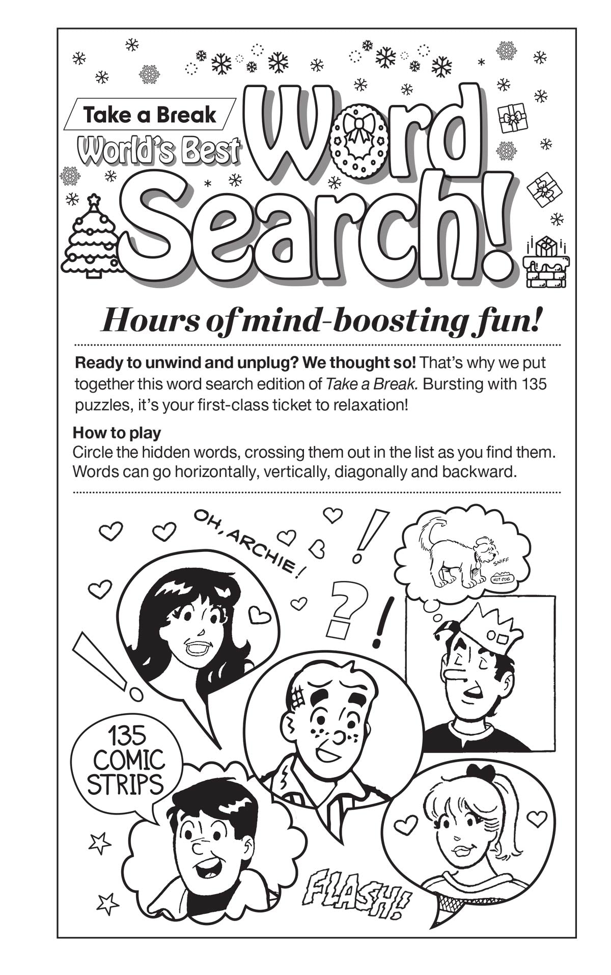 World's Best Puzzle - Word Search 25.11.14: Large Print, Over 134 Archie Themed Puzzles, Relax & Unwind, Archie Holiday Special, Great For Travel & More!