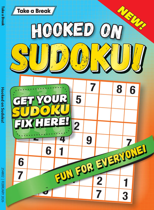 Take a Break - Hooked On Sudoku 25.11.21: Get Your Sudoku Fix Here, Fun For Everyone, Relax & Unwind, Great For Travel, Brain Booster & More!