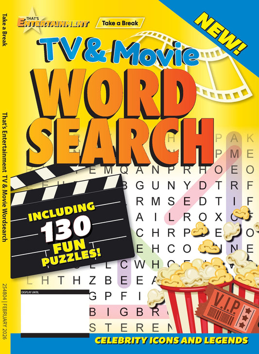 Take a Break - That’s Entertainment 25.11.21: 130 Puzzles Of Fun, Bonus DigiSearch, Star Studded Fun Facts About Your Favorite Celebrities, Icons, Legends & More!
