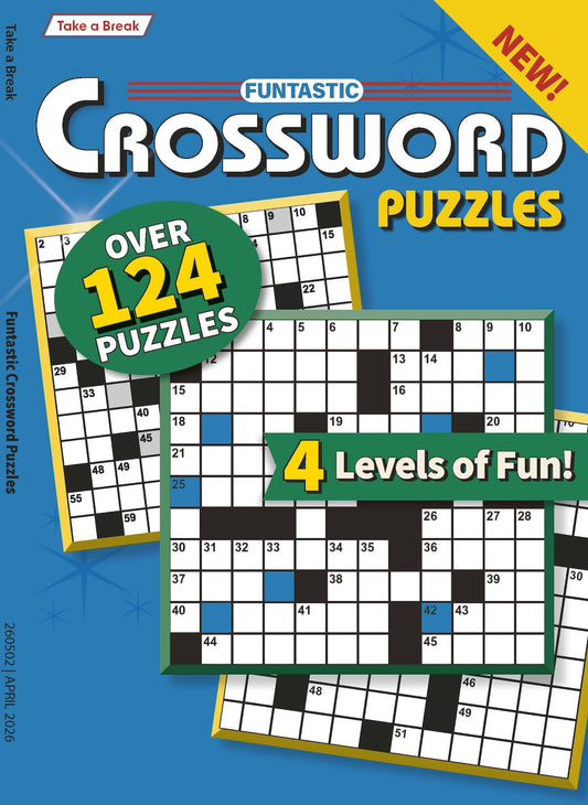 Take a Break - Funtastic Crossword 26.01.23: Over 124 Puzzles, 4 Levels Of Fun, Relax & Unwind, Great For Travel, Sharpen Your Brain & More!