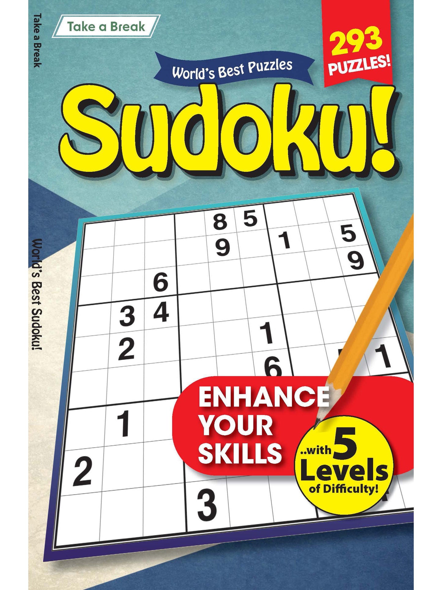 World's Best Puzzle - Sudoku 26.02.20: 293 Puzzles With 5 Levels Of Difficulty, Enhance Your Skills, Relax & Unwind, Great For Travel, Brain Booster & More!