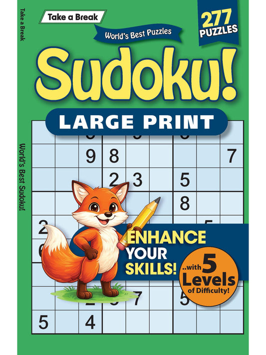 World's Best Puzzle - Sudoku 26.03.06: Large Print, 277 Puzzles, Enhance Your Skills, 5 Levels Of Difficulty, Relax & Unwind, Perfect for Travel, Brain Booster & More!