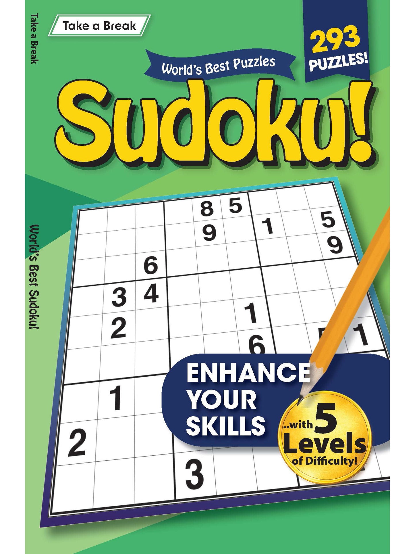 World's Best Puzzle - Sudoku 26.03.20: 293 Puzzles With 5 Levels Of Difficulty, Enhance Your Skills, Relax & Unwind, Great For Travel & More!