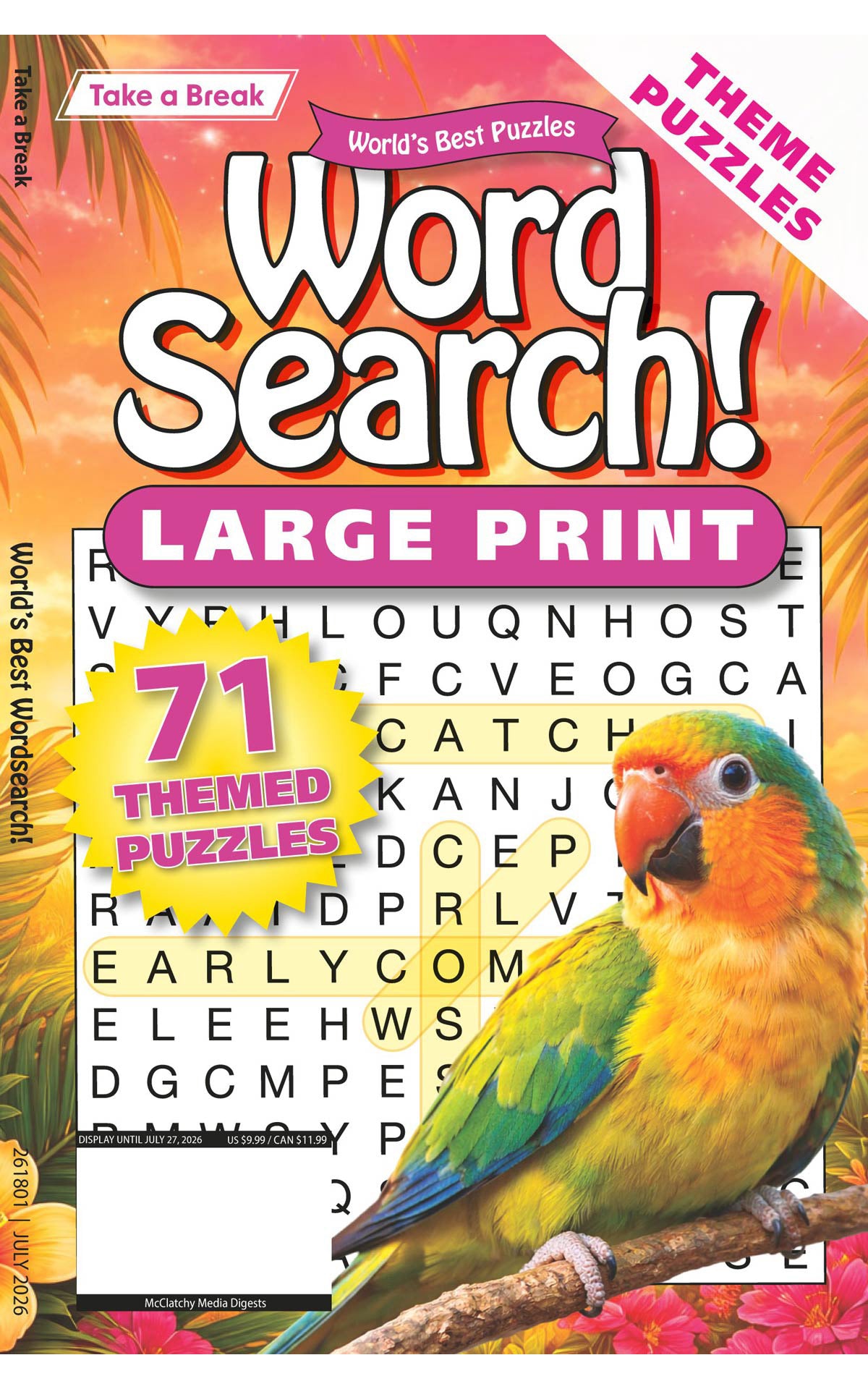 World's Best Puzzle - Word Search 26.04.24: Large Print, 71 Themed Puzzles, Relax & Unwind, Great For Travel, Brain Booster & More!