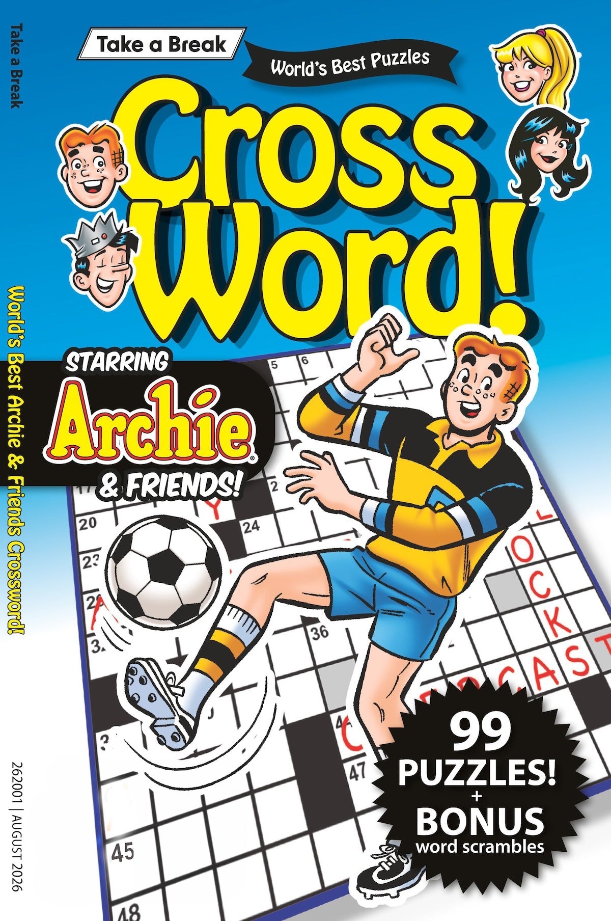 World's Best Puzzle - Crossword 26.05.08: Over 99 Puzzles & Bonus Mystery Word Scrambles Featuring Archie & Friends, Relax & Unwind, Great For Travel, Brain Booster & More!