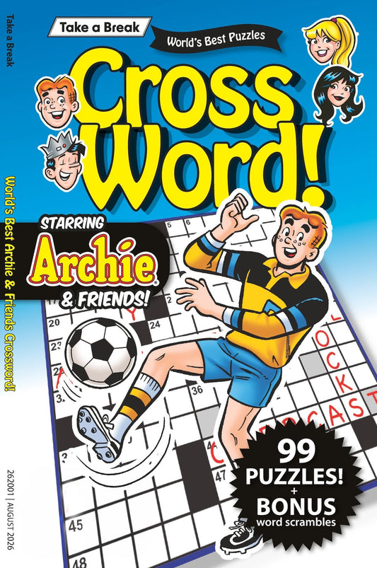 World's Best Puzzle - Crossword 26.05.08: Over 99 Puzzles & Bonus Mystery Word Scrambles Featuring Archie & Friends, Relax & Unwind, Great For Travel, Brain Booster & More!