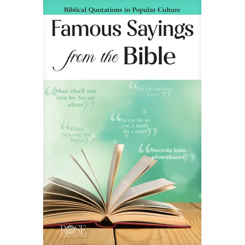 Famous Sayings from the Bible