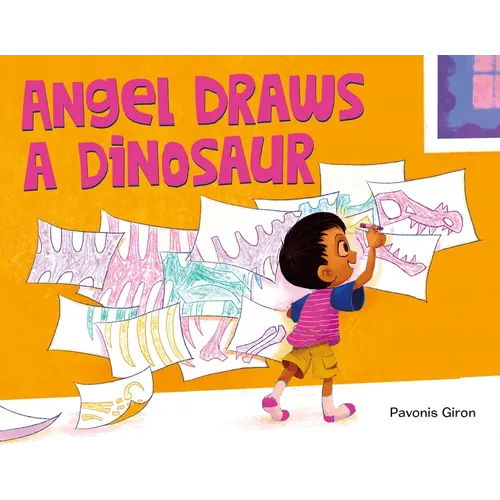Angel Draws a Dinosaur
