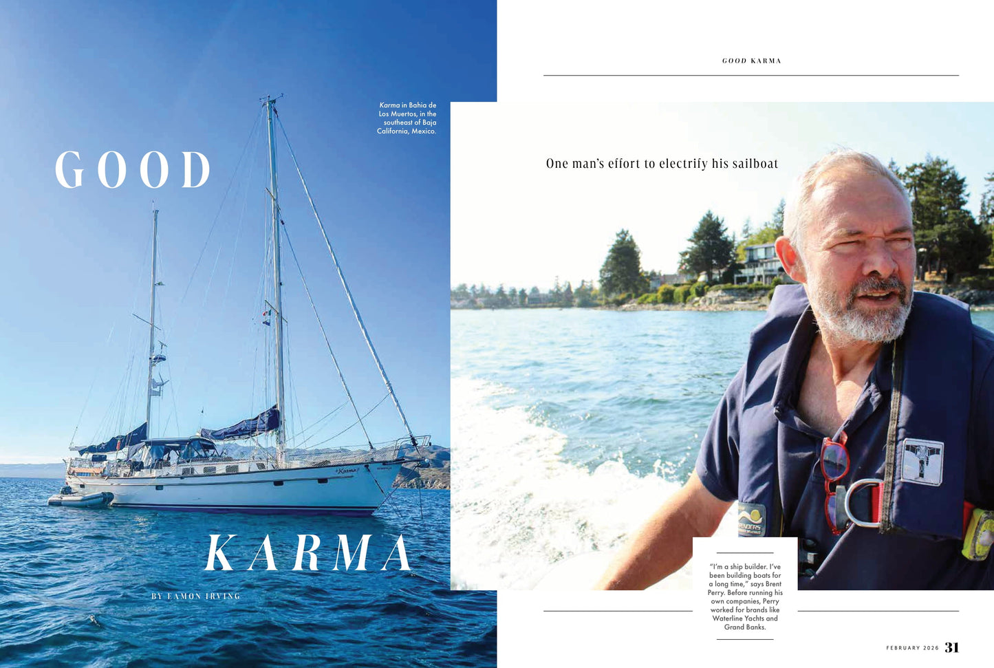 Pacific Yachting - February 2026: Re-Visiting Hot Springs Cove, Broughton Islands Charter, Electrify Your Sailboat, Axopar 29XC Cross Cabin Review, Tips For Sustainable Boating, Sailing Hacks & More!