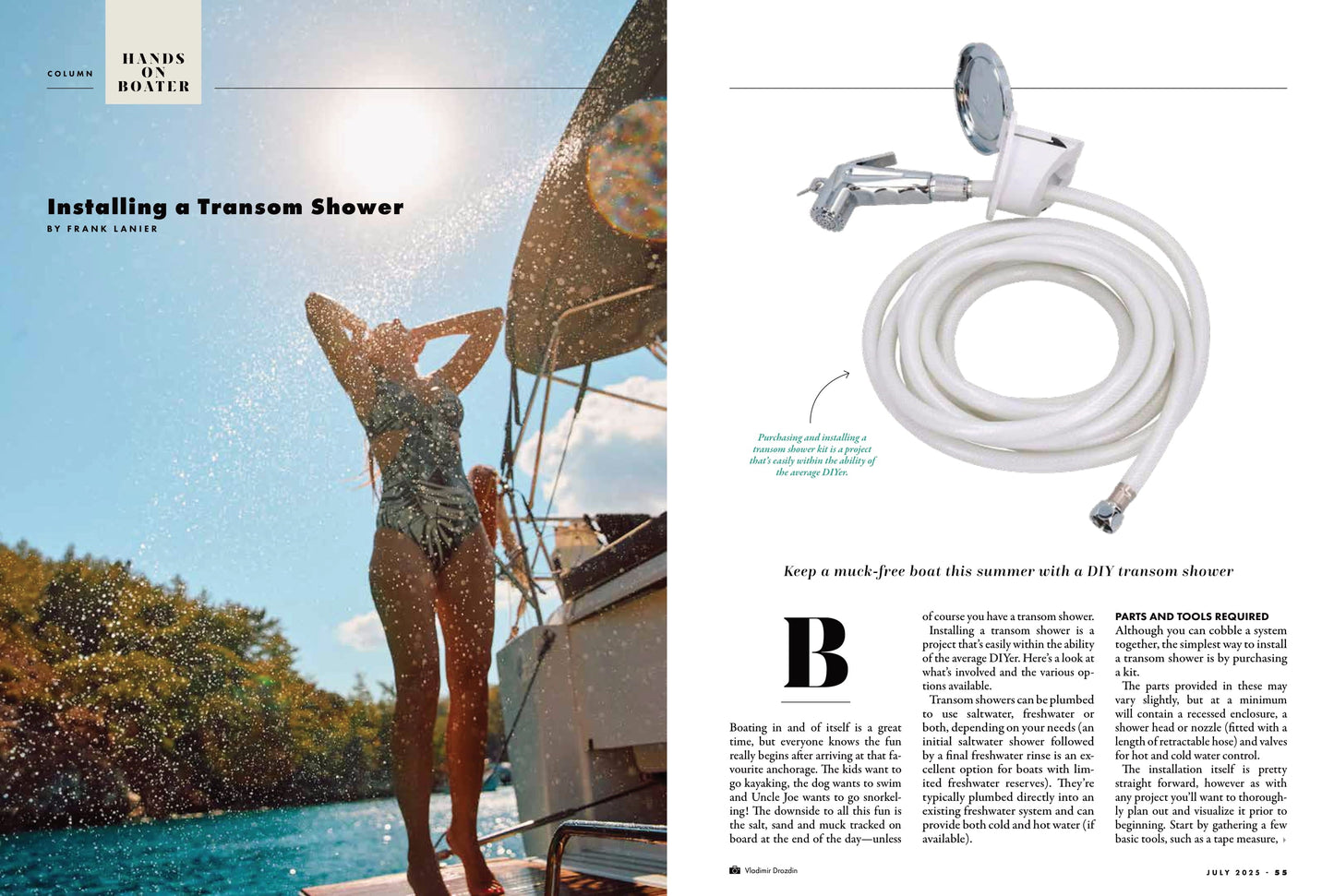 Pacific Yachting - July 2025: Princess Louisa Inlet Leaving A Legacy, Oak Bay Marina Guide, DIY Transom Showers, Gulf Islands Boatable Bakeries, Subtleties Of The Spinnaker, Vicem 48 Flybridge & More!