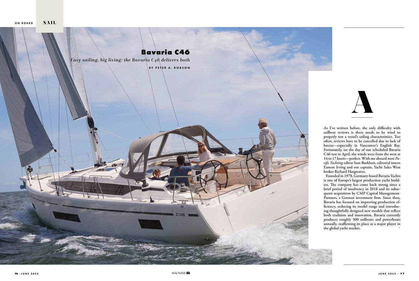 Pacific Yachting - June 2025: Pocket Yacht To Desolation, Circumnavigating Saturna, Dinghy Buyer's Guide, Canadian Hydrographic Service, Examining Recreational Chinook Angling & More!