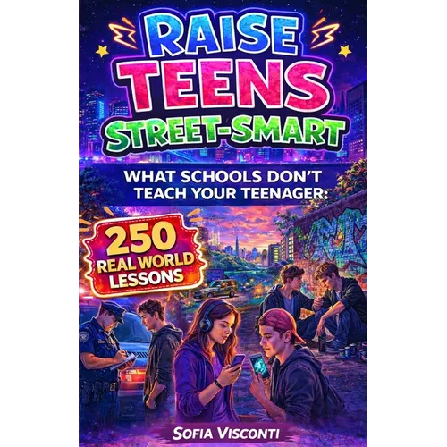 Raise Teens Street-Smart - What Schools Don't Teach Your Teenager: 250 Real World Lessons to Build Confident, Resilient Teens with the Life Skills and