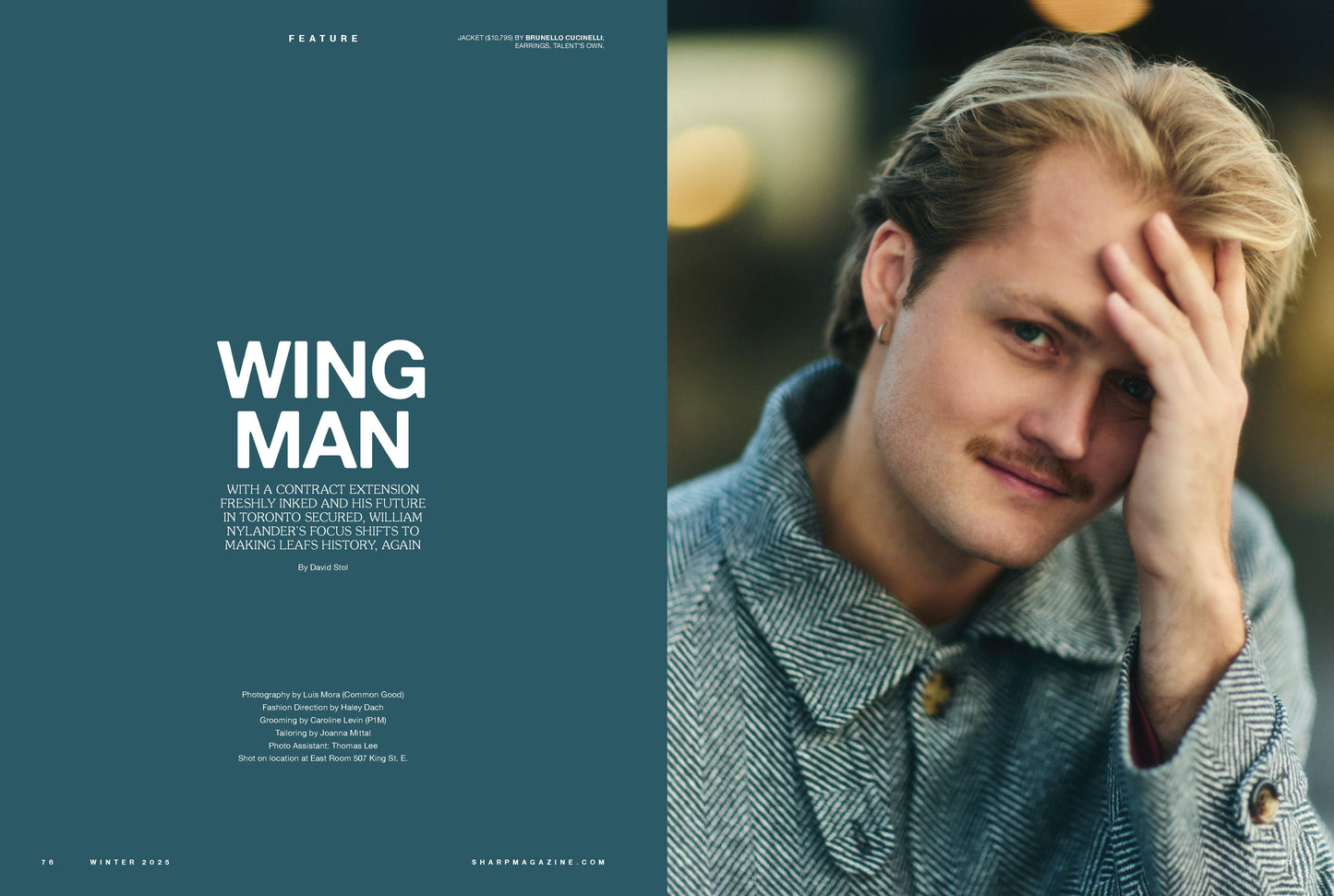 Sharp Magazine - Winter 2025: Regé-Jean Page Stays The Course, Power Plays With William Nylander, Holiday Gifts That Go The Extra Mile & More!