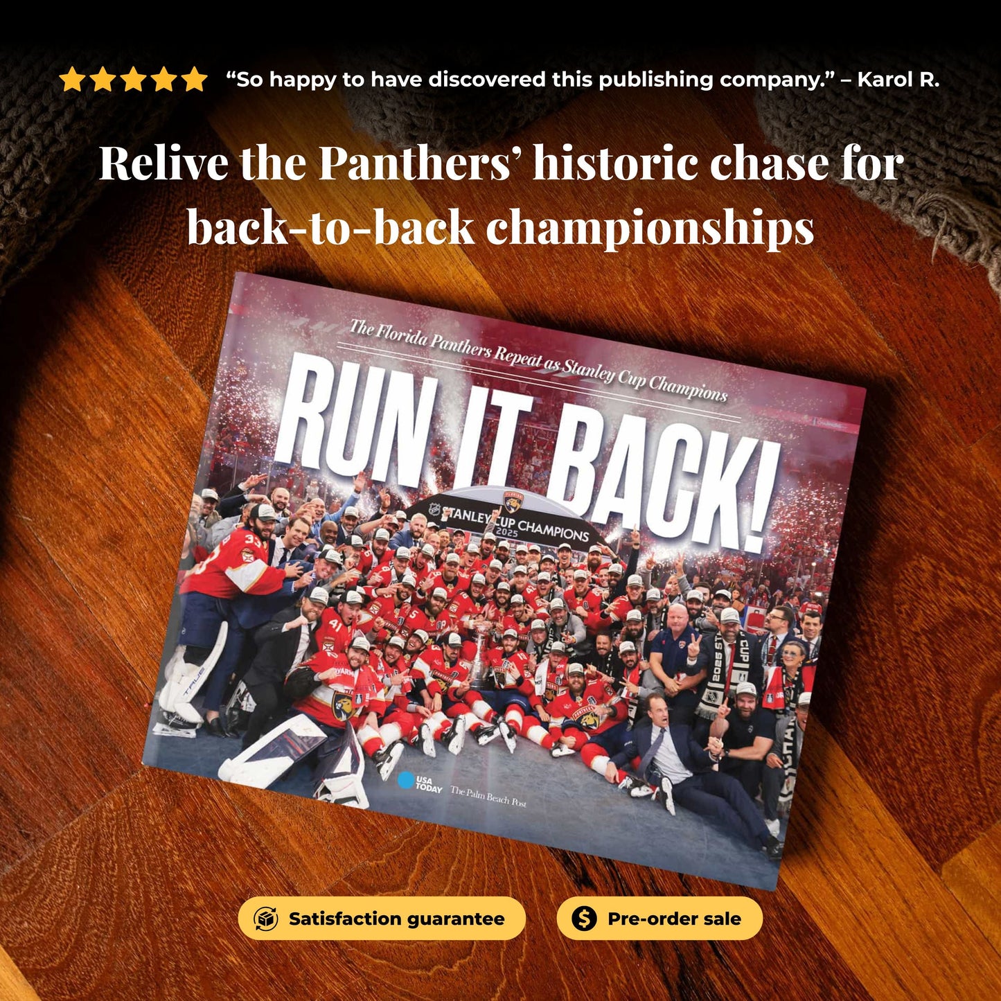 RUN IT BACK! The Florida Panthers Repeat as Stanley Cup Champions Book