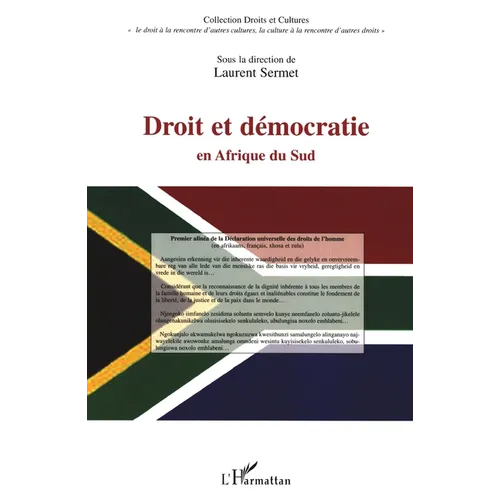 Droit Et Démocratie En Afrique Du Sud: Law and democracy in South Africa