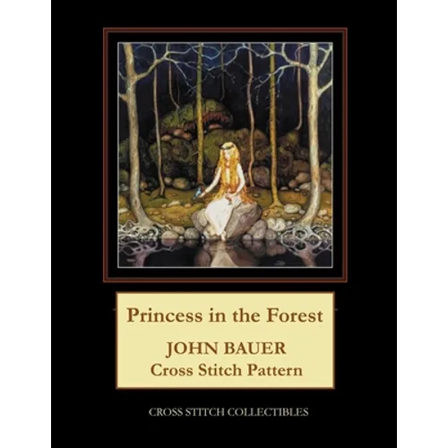 Princess in the Forest: John Bauer Cross Stitch Pattern