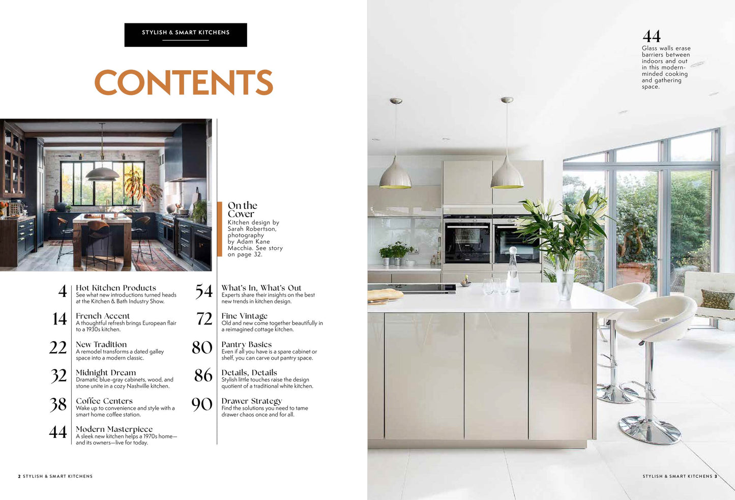 Stylish & Smart Kitchens - Innovative Designs & Trends: Create Your Dream Kitchen, Organize, Remodel, Pantry & Drawer Solutions, Modern Masterpiece, Ideas From The Kitchen & Bath Industry Show & More!