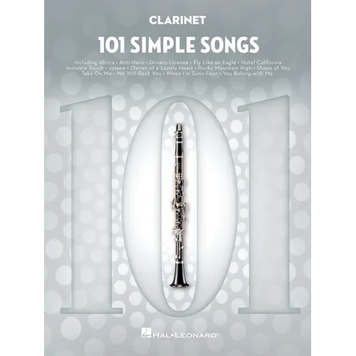 101 Simple Songs for Clarinet