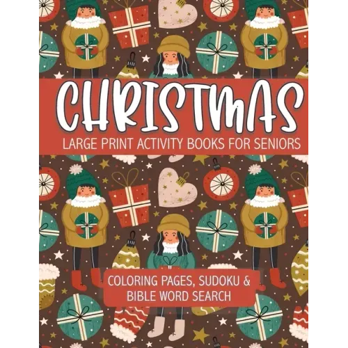 Christmas Large Print Activity Books for Seniors: Bible Word Search, Coloring and Sudoku Puzzle Games for Adults andSeniors