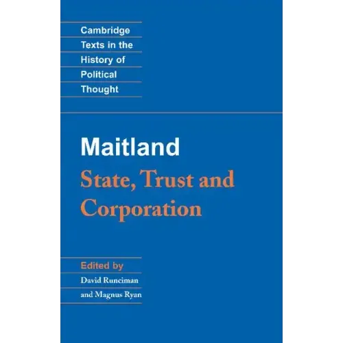 Maitland: State, Trust and Corporation