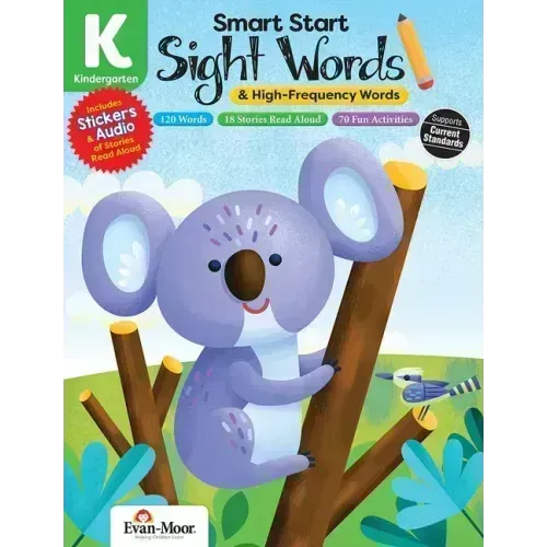 Smart Start: Sight Words & High-Frequency Words, Kindergarten Workbook