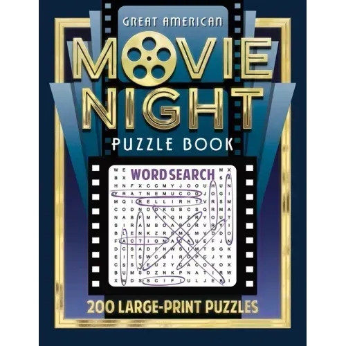 Great American Movie Night Puzzle Book: 200 Large-Print Puzzles