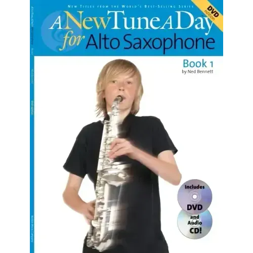 A New Tune a Day - Alto Saxophone, Book 1 (Book/Online Audio) [With CD and DVD]