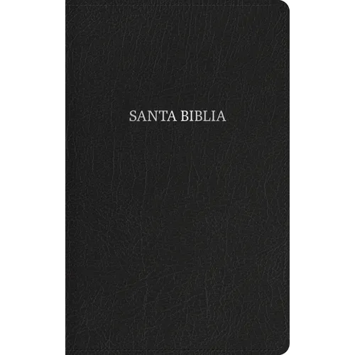 Rvr 1960 Biblia Compacta Letra Grande, Negro Piel Fabricada