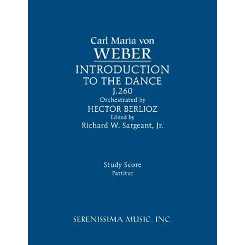 Invitation to the Dance, J.260: Study score