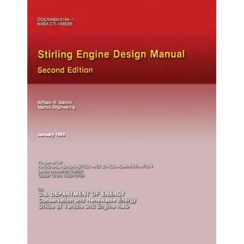 Stirling Engine Design Manual