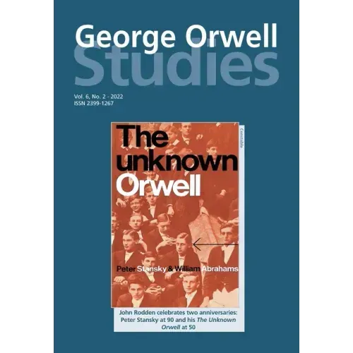 George Orwell Studies Vol.6 No.2