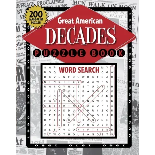 Great American Decades Puzzle Book