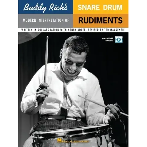 Buddy Rich's Modern Interpretation of Snare Drum Rudiments Book/Online Audio [With DVD]