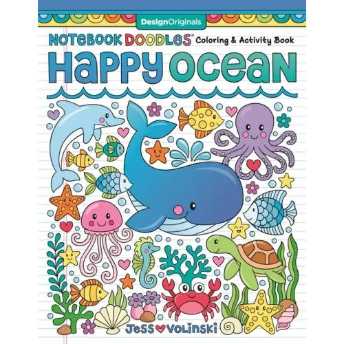 Notebook Doodles Happy Ocean: Coloring & Activity Book