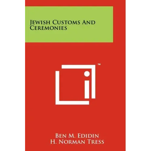 Jewish Customs And Ceremonies