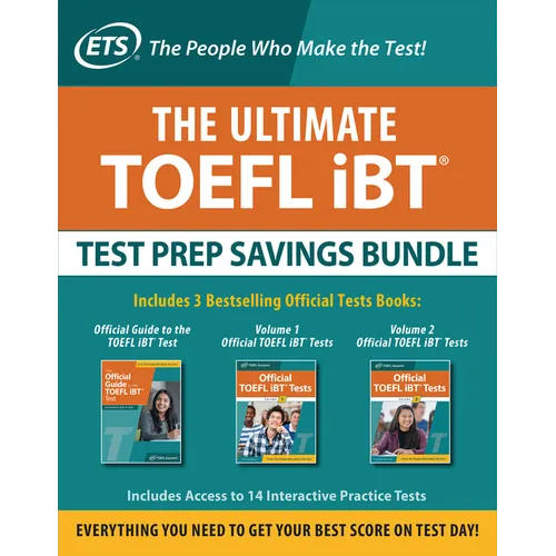 The Ultimate TOEFL IBT Test Prep Savings Bundle, Fourth Edition