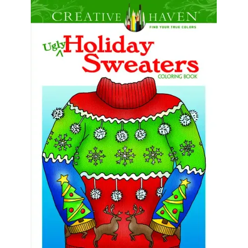 Creative Haven Ugly Holiday Sweaters Coloring Book