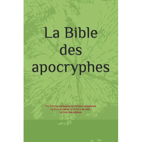 La Bible des Apocryphes